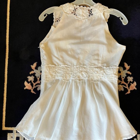 MM Couture by Miss Me White Top, Size M - Picture 2 of 11